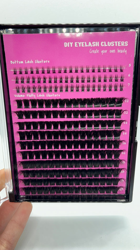 Lash clusters